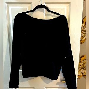 Reformation organic cotton cropped sweater